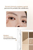 Göz Alıcı Renklerde, Yoğun Pigmentli Mini Far Paleti Clio Pro Eye Palette Mini (01 Mono Mood)