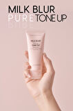 Pembe Bazlı, Cilt Tonu Eşitleyici Krem Peripera Milk Blur Tone Up Cream (03 Rosy) SPF50+ PA+++