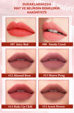 Mat Bitişli, Dolgun ve Pürüzsüz Görünüm Sunan Tint Peripera Ink Mood Matte Tint (01 Peach Pure)