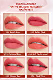 Mat Bitişli, Dolgun ve Pürüzsüz Görünüm Sunan Tint Peripera Ink Mood Matte Tint (05 Ginger Red)