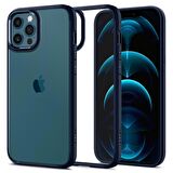 Spigen iPhone 12 Pro Max ile Uyumlu Kılıf Ultra Hybrid Navy Blue