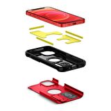 Spigen iPhone 12 Mini Kılıf Tough Armor Red
