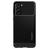 Spigen Galaxy S21 Plus ile Uyumlu Kılıf Rugged Armor Matte Black