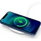 Spigen MagFit Designed for MagSafe Şarj Kılıfı White - Beyaz  AMP02563