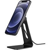 Spigen OneTap Pro Stand MagFit MagSafe Manyetik Kablosuz Şarj Cihazı iPhone 15 / 14 / 13 / 12 Serisi ile Uyumlu Black - ACH02574
