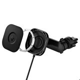 Spigen OneTap Pro AirVent Araç Tutacağı + MagSafe Manyetik Kablosuz Şarj Cihazı iPhone 15 / iPhone 14 / iPhone 13 / iPhone 12 Serisi ile Uyumlu ITS12W