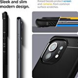 Spigen Xiaomi Mi 11 Kılıf Rugged Armor Matte Black -