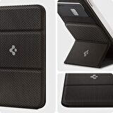 Spigen Apple MagSafe iPhone 14 / iPhone 13 / iPhone 12 Serisi için Smart Fold Cüzdan Gunmetal - AMP02766