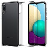 Spigen Galaxy A02 / Galaxy M02 Kılıf Liquid Crystal 4 Tarafı Tam Koruma Crystal Clear