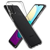 Spigen Galaxy A02 / Galaxy M02 Kılıf Liquid Crystal 4 Tarafı Tam Koruma Crystal Clear