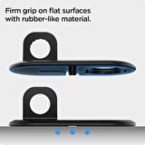 Spigen MagFit Duo 2in1 MagSafe & Apple Watch ile Uyumlu Stand Dock Ünitesi Black - AMP02796