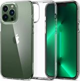 Spigen Apple iPhone 13 Pro Max Kılıf Liquid Crystal 4 Tarafı Tam