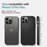 Spigen iPhone 13 Pro Max ile Uyumlu Kılıf Liquid Air Matte Black