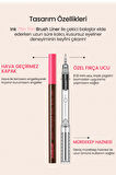 Ultra İnce, Kolay Uygulanabilen Kalem Eyeliner PERIPERA Ink Thin Thin Brush Liner (02 Brown Film)