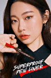 Sünger Uçlu, Suya Dayanıklı Kalem Eyeliner Clio Superproof Pen Liner Kill Brown (02 Brown)