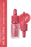 Uzun Süre Kalıcı ve Hafif Formüllü, Kadife Bitişli Tint Peripera Ink Airy Velvet (19 Elf Light Rose)