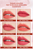 Mat Bitişli, Dolgun ve Pürüzsüz Görünüm Sunan Tint Peripera Ink Mood Matte Tint (06 Pink Dive)