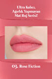 Mat Bitişli ve Uzun Süre Kalıcı Stick Ruj Peripera Ink Mood Matte Stick (03 Rose Fiction)