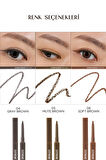 Suya Dayanıklı, Gün Boyu Kalıcı Kalem Eyeliner Clio Extreme Gelpresso Pencil Liner (01 Black Brown)