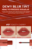 Blur Efekti Veren, Nemlendirici, Hafif Dokulu Tint Clio Dewy Blur Tint (01 Toasty Cherry)