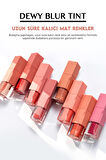 Blur Efekti Veren, Nemlendirici, Hafif Dokulu Tint Clio Dewy Blur Tint (02 Coral Dusty)