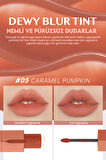 Blur Efekti Veren, Nemlendirici, Hafif Dokulu Tint Clio Dewy Blur Tint (05 Caramel Pumpkin)