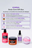 Yoğun Nemlendirme Etkili Dörtlü Vücut Bakım Hediye Seti KUNDAL Body Care Gift Box (White Musk)