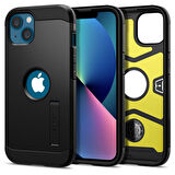 Spigen iPhone 13 Mini ile Uyumlu Kılıf Tough Armor Military Grade Black