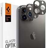 iPhone 13 Pro Max / iPhone 13 Pro Kamera Lens Cam Ekran Koruyucu, Spigen Glas.tR Optik (2 Adet) - AGL03381