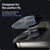 iPhone 13 Pro Max / iPhone 13 Pro Kamera Lens Cam Ekran Koruyucu, Spigen Glas.tR Optik (2 Adet) - AGL03381