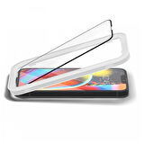 iPhone 14 / iPhone 13 Pro / iPhone 13 Uyumlu Kolay Kurulum Ekran Koruyucu, Spigen Glas.tR Align Master Full Cover Black (2 Adet)