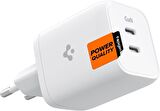 Spigen PowerArc ArcStation 65W Hızlı Şarj Cihazı 2 Port Gallium Nitride (GaN) USB-C PD 3.0 65W / PPS 65W (Samsung Hızlı Şarj Destekli) iPhone / Android Şarj Adaptörü PE2106