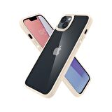 Spigen iPhone 14 Plus ile Uyumlu Kılıf Crystal Hybrid Sand Beige