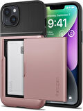 Spigen iPhone 14 Plus ile Uyumlu Kılıf Slim Armor CS Rose Gold