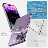 Spigen Apple iPhone 14 Pro Kılıf Liquid Crystal 4 Tarafı Tam Koruma Crystal Clear - ACS04953