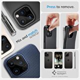 Spigen Apple iPhone 14 Pro / iPhone 14 Pro Max Kamera Lens Cam Ekran Koruyucu Glas.tR Optik (2 Adet) Black - AGL05273
