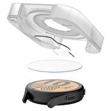 Galaxy Watch 5/4 (44mm) Cam Ekran Koruyucu Kolay Kurulum, Spigen Glas tR EZFit (2 Adet)