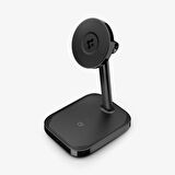 Spigen ArcField Dual (MagFit) MagSafe Uyumlu 7.5W Kablosuz Şarj Standı & Cihazı