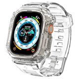Apple Watch Uyumlu  Ultra (49mm) ile Uyumlu Kılıf & Kayış, Spigen Rugged Armor Pro