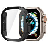 Apple Watch Ultra (49mm) ile Uyumlu Kılıf, Spigen Thin Fit 360 + Cam Ekran Koruyucu