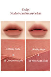 Yüksek Pigmentli, Kadife Görünümlü, Gün Boyu Kalıcı Tint Peripera Ink Velvet (24 Milky Nude)