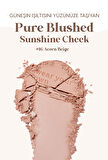Pastel Tonlarda Sebum Dengeleyici Toz Allık Peripera Pure Blushed Sunshine Cheek (16 Acorn Beige)