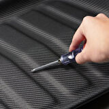 Spigen Tesla Model Y Uyumlu Rear Trunk Arka Bagaj Alt Gizli Bölme 3D Havuz Paspas Black TL00-Y
