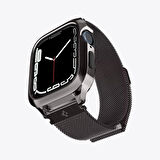 Apple Watch Ultra ve Ultra Serisi (42 mm/44 mm/45 mm/49 mm) ile Uyumlu Kılıf, Spigen Metal Fit