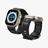 Apple Watch Serisi (45mm / 44mm / 42mm / Ultra 49mm / Ultra2 49mm)  ile Uyumlu Kayış Kordon, Spigen Rugged Ultra Band