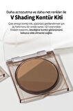 Doğal Görünüm Sunan 3’lü Kontür Kiti PERIPERA V Shading (002 Deep Brown)