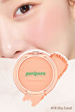 Pastel Tonlarda Sebum Dengeleyici Toz Allık Peripera Pure Blushed Sunshine Cheek (19 Enjoy Coral)