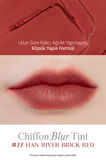 Pürüzsüz ve Kadifemsi Dokulu Doğal Görünüm Sunan Tint Clio Chiffon Blur Tint (11Han River Brick Red)
