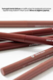 Kadife Bitiş Sunan, Yoğun Pigmentli Dudak Kalemi Peripera Ink Velvet Lip Liner (04 Milky Brown)
