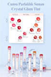 Yapışkanlık Hissi Vermeyen Yoğun Işıltılı Tint Clio Crystal Glam Tint (01 Vintage Apple)